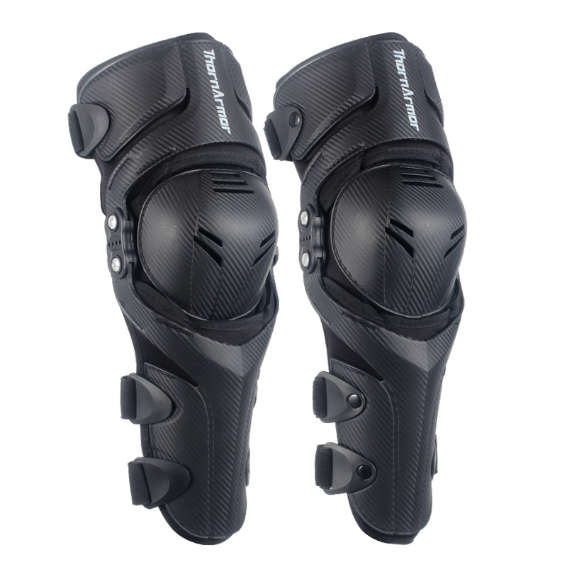 Motorcycle Motocross Mtb Knee  - مراجعة Mountain Biking Knee And Elbow Pads وسعره