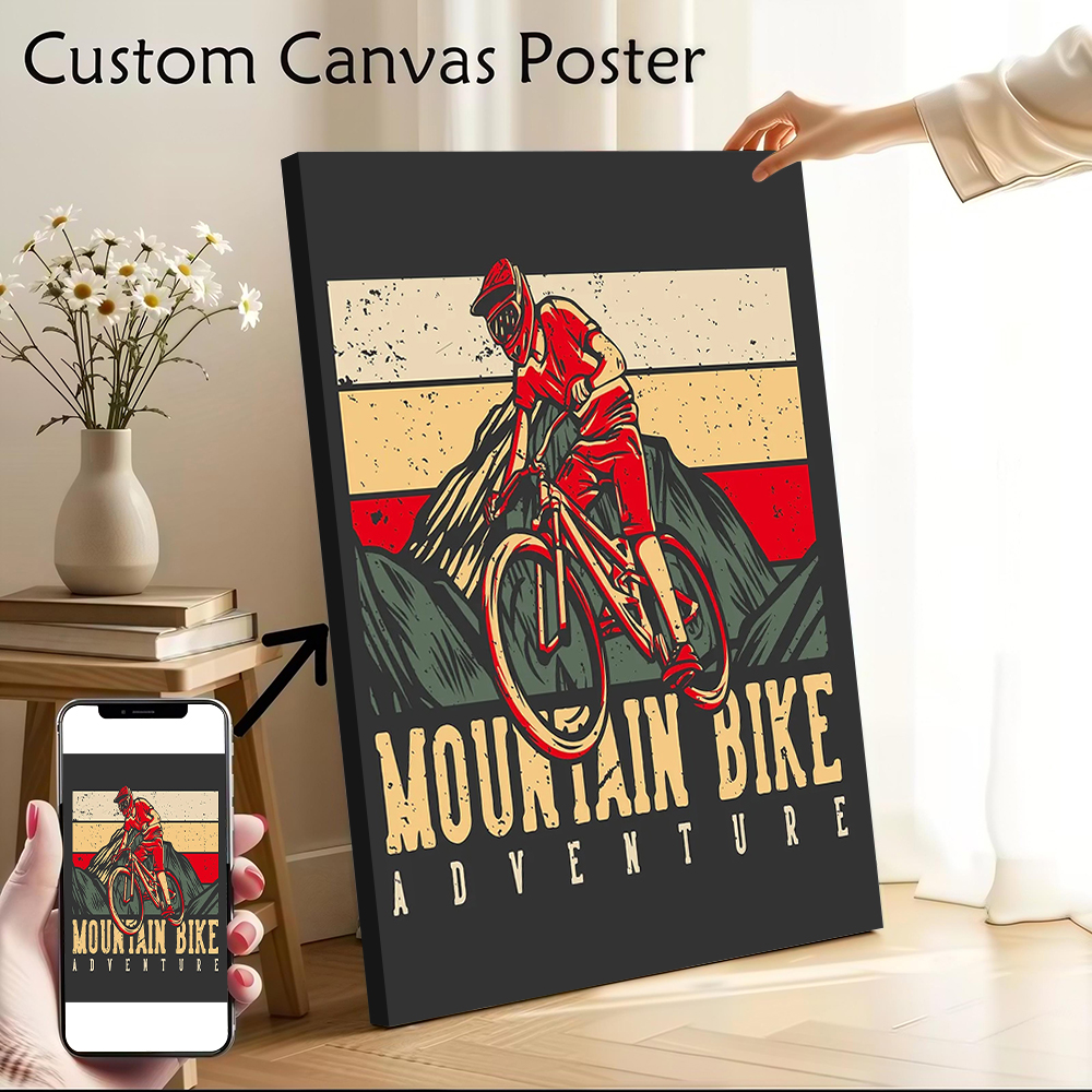 Mountain Bike Adventure Poster - مراجعة Picture Of Mountain Biking وسعره