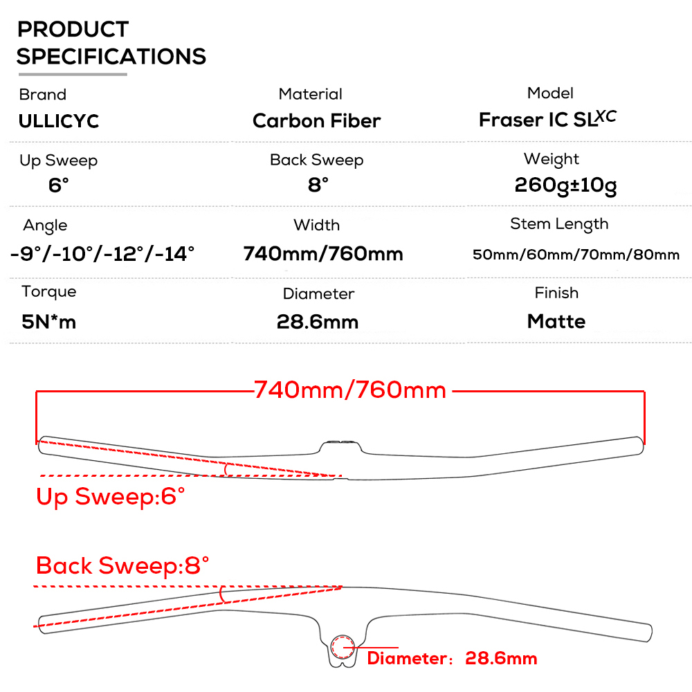 No Logo FRASER IC SL XC Handle - مراجعة Mountain Biking Xc وسعره