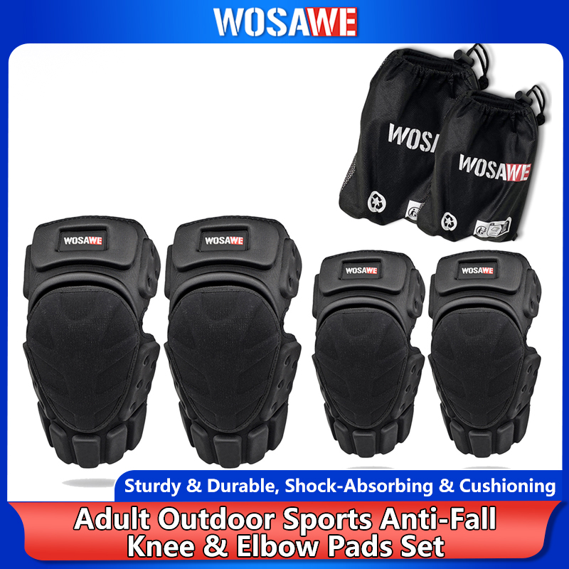 WOSAWE Motorcycle Knee Pads El - مراجعة Mountain Biking Knee And Elbow Pads وسعره