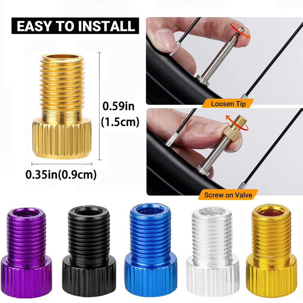 1Set Presta Valve Adapter, Fre - مراجعة Mountain Biking In French وسعره