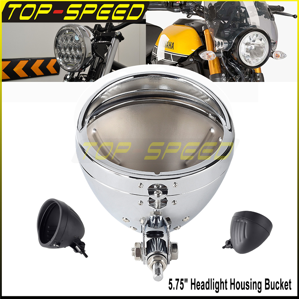 Black/Chrome Motorcycle Headla - مراجعة Mountain Biking Extreme وسعره