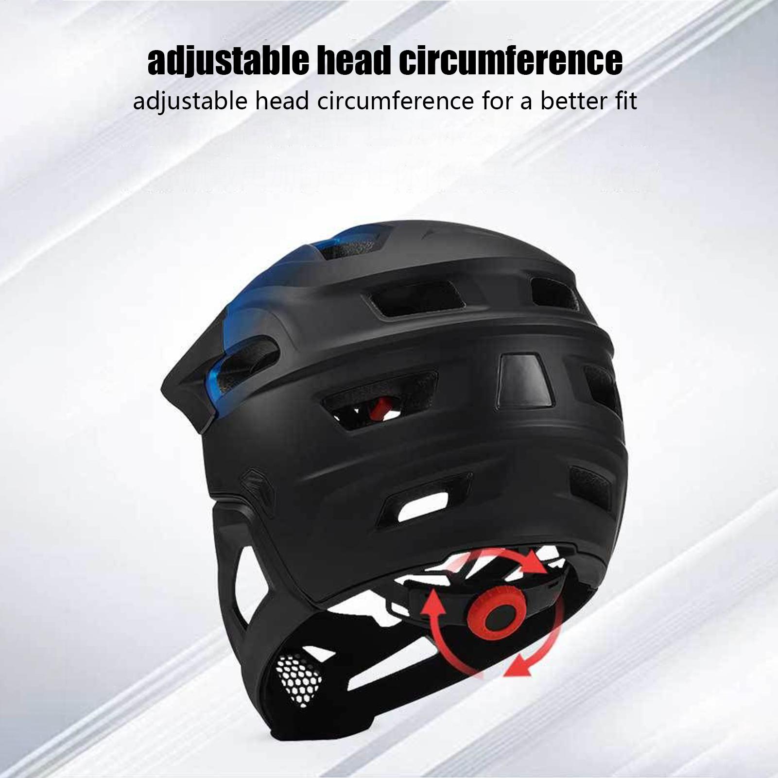 Detachable Full Face Bicycle H - مراجعة Mountain Biking Helmet Kids وسعره