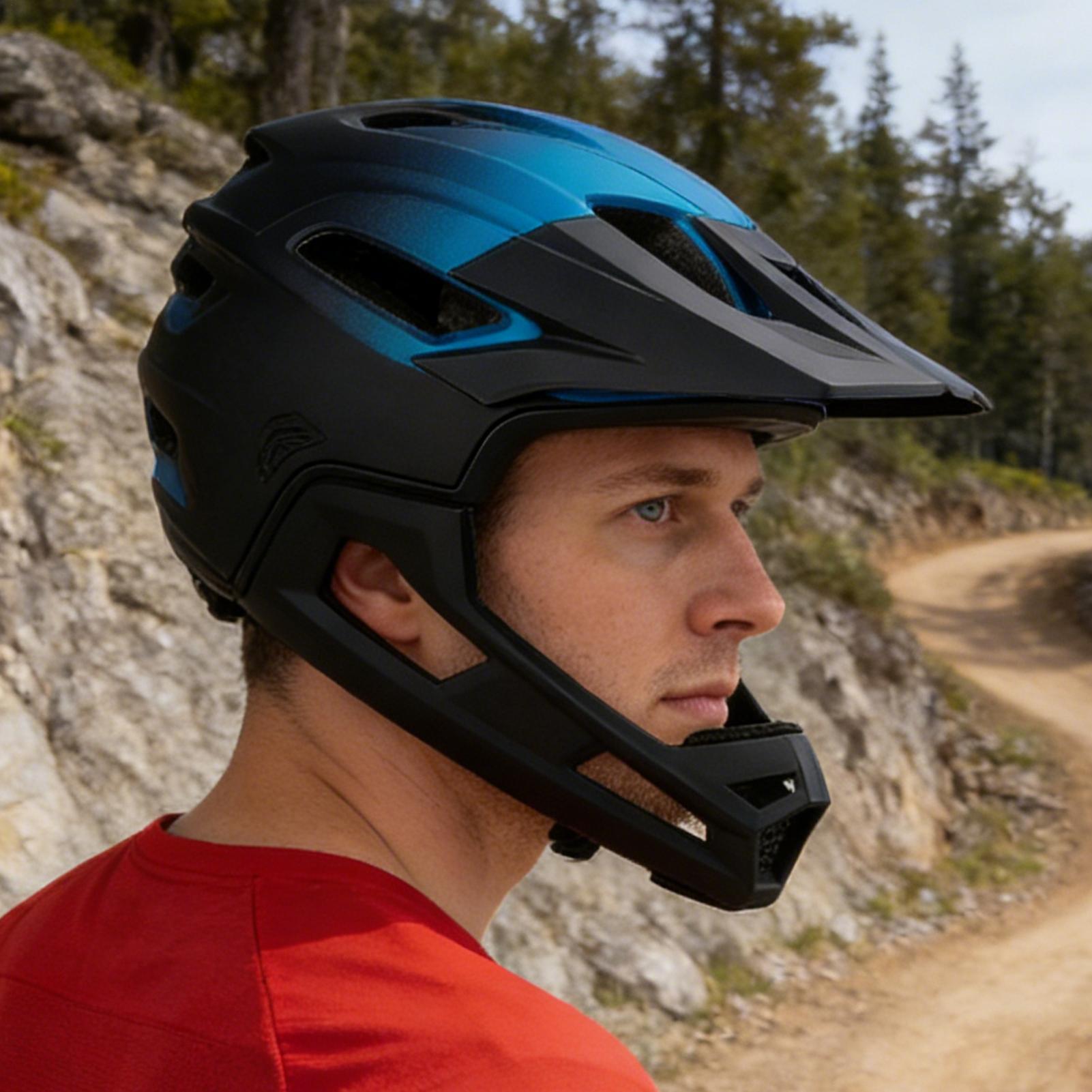 Detachable Full Face Bicycle H - مراجعة Mountain Biking Helmet Kids وسعره